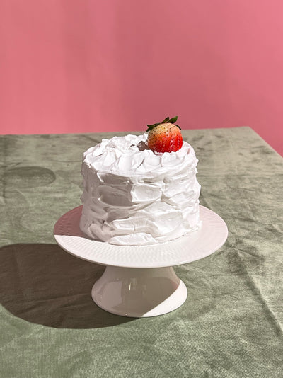 Old Fashioned Strawberry Cake For One