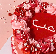 Chocolate Love Cake-Red