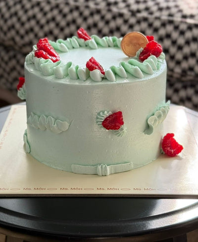 Vanilla Cloud Cake For One